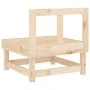 Central garden sofas 2 units solid pine wood by , Modular outdoor sofas - Ref: Foro24-825401, Price: 98,06 €, Discount: %