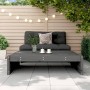 Taburete de jardín madera maciza de pino gris 120x80 cm de , Sofás modulares de exterior - Ref: Foro24-825753, Precio: 86,53 ...