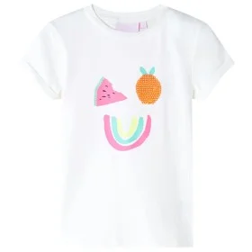 Camiseta infantil color crudo 116 de , Camisetas para niños - Ref: Foro24-11381, Precio: 8,30 €, Descuento: %
