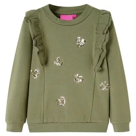 Sudadera infantil caqui 140 de , Camisetas para niños - Ref: Foro24-13738, Precio: 11,70 €, Descuento: %