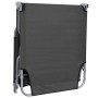Tumbona plegable con respaldo ajustable gris de vidaXL, Tumbonas - Ref: Foro24-44293, Precio: 55,66 €, Descuento: %