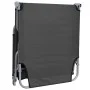 Tumbona plegable con respaldo ajustable gris de vidaXL, Tumbonas - Ref: Foro24-44293, Precio: 59,91 €, Descuento: %