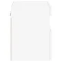 Mueble de TV de pared con luces LED blanco 40x30x40 cm de , Muebles TV - Ref: Foro24-837169, Precio: 43,05 €, Descuento: %