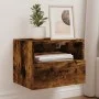 Muebles de pared para TV 2 uds madera roble ahumado 40x30x30 cm de , Muebles TV - Ref: Foro24-836849, Precio: 43,09 €, Descue...