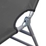 Tumbona plegable con respaldo ajustable gris de vidaXL, Tumbonas - Ref: Foro24-44293, Precio: 55,66 €, Descuento: %