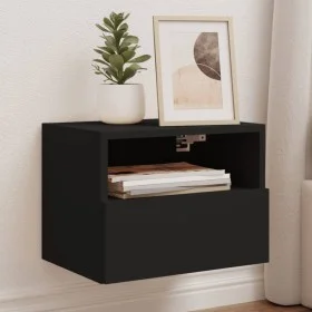Mueble de pared para TV madera de ingeniería negro 40x30x30 cm de , Muebles TV - Ref: Foro24-836842, Precio: 31,38 €, Descuen...