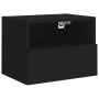 Mueble de pared para TV madera de ingeniería negro 40x30x30 cm de , Muebles TV - Ref: Foro24-836842, Precio: 32,85 €, Descuen...