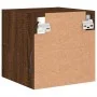 Wandmontierter TV-Schrank mit LED-Leuchten, braune Eiche, 30 x 28,5 x 30 cm von , TV-Möbel - Ref: Foro24-836985, Preis: 26,91...