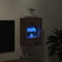 Mueble de TV de pared con luces LED roble ahumado 40x30x60,5 cm de , Muebles TV - Ref: Foro24-837086, Precio: 42,56 €, Descue...