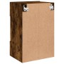 Mueble de TV de pared con luces LED roble ahumado 40x30x60,5 cm de , Muebles TV - Ref: Foro24-837086, Precio: 42,56 €, Descue...