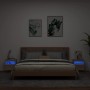 Muebles de TV de pared luces LED 2 uds roble Sonoma 40x30x40 cm de , Muebles TV - Ref: Foro24-837174, Precio: 59,54 €, Descue...