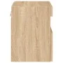 Muebles de TV de pared luces LED 2 uds roble Sonoma 40x30x40 cm de , Muebles TV - Ref: Foro24-837174, Precio: 58,81 €, Descue...