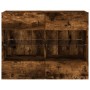 Mueble TV de pared con luces LED roble ahumado 78,5x30x60,5 cm de , Muebles TV - Ref: Foro24-837103, Precio: 65,01 €, Descuen...