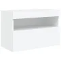 Mueble de TV de pared con luces LED blanco 60x30x40 cm de , Muebles TV - Ref: Foro24-837183, Precio: 50,15 €, Descuento: %