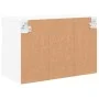 Mueble de TV de pared con luces LED blanco 60x30x40 cm de , Muebles TV - Ref: Foro24-837183, Precio: 50,15 €, Descuento: %