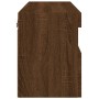 Mueble de TV de pared con luces LED roble marrón 60x30x40 cm de , Muebles TV - Ref: Foro24-837195, Precio: 51,40 €, Descuento: %