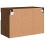 Mueble de TV de pared con luces LED roble marrón 60x30x40 cm de , Muebles TV - Ref: Foro24-837195, Precio: 51,40 €, Descuento: %