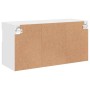 Mueble de TV de pared con luces LED blanco 80x30x40 cm de , Muebles TV - Ref: Foro24-837197, Precio: 62,73 €, Descuento: %