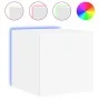Mueble de TV de pared con luces LED blanco 30,5x35x30 cm de , Muebles TV - Ref: Foro24-837218, Precio: 35,10 €, Descuento: %