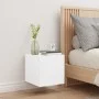 Mueble de TV de pared con luces LED blanco 30,5x35x30 cm de , Muebles TV - Ref: Foro24-837218, Precio: 35,10 €, Descuento: %