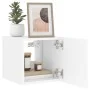 Mueble de TV de pared con luces LED blanco 30,5x35x30 cm de , Muebles TV - Ref: Foro24-837218, Precio: 35,10 €, Descuento: %