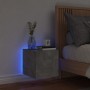 Mueble de TV de pared con luces LED gris hormigón 30,5x35x30 cm de , Muebles TV - Ref: Foro24-837224, Precio: 37,36 €, Descue...