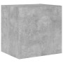 Muebles TV de pared luces LED 2 uds gris hormigón 40,5x35x40 cm de , Muebles TV - Ref: Foro24-837253, Precio: 68,55 €, Descue...