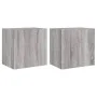 Muebles de TV de pared 2 uds madera gris Sonoma 40,5x30x40 cm de , Muebles TV - Ref: Foro24-836907, Precio: 60,34 €, Descuent...