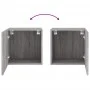 Muebles de TV de pared 2 uds madera gris Sonoma 40,5x30x40 cm de , Muebles TV - Ref: Foro24-836907, Precio: 60,34 €, Descuent...
