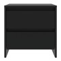 Mesitas de noche 2 uds madera ingeniería negro 45x34,5x44,5 cm de vidaXL, Mesitas de noche - Ref: Foro24-809848, Precio: 74,5...