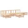 Juego de muebles de jardín 7 piezas madera maciza de pino de , Conjuntos de jardín - Ref: Foro24-3186508, Precio: 326,46 €, D...