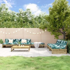 Juego de muebles de jardín 6 pzas madera de pino impregnada de , Conjuntos de jardín - Ref: Foro24-3186647, Precio: 660,90 €,...