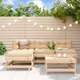 Juego de sofás de jardín 5 piezas madera maciza de pino de , Conjuntos de jardín - Ref: Foro24-3186522, Precio: 265,86 €, Des...