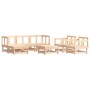 Juego de muebles de jardín 7 piezas madera maciza de pino de , Conjuntos de jardín - Ref: Foro24-3186207, Precio: 346,89 €, D...