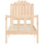 Estructura de cama individual con cabecero madera maciza de , Camas y somieres - Ref: Foro24-3192256, Precio: 102,34 €, Descu...