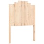 Estructura de cama individual con cabecero madera maciza de , Camas y somieres - Ref: Foro24-3192256, Precio: 102,34 €, Descu...