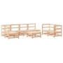 Juego de muebles de jardín 8 piezas madera maciza de pino de , Conjuntos de jardín - Ref: Foro24-3186452, Precio: 410,40 €, D...