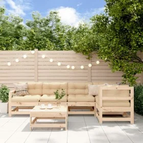 Juego de muebles de jardín 6 piezas madera maciza de pino de , Conjuntos de jardín - Ref: Foro24-3186459, Precio: 312,74 €, D...