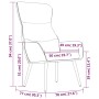 Sillón de relax de tela negro de , Sillones - Ref: Foro24-341077, Precio: 100,95 €, Descuento: %