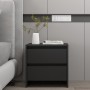 Mesitas de noche 2 uds madera ingeniería negro 45x34,5x44,5 cm de vidaXL, Mesitas de noche - Ref: Foro24-809848, Precio: 74,5...