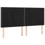 Kopfteile 4 Einheiten aus schwarzem Samt 80x5x78/88 cm von , Kopf- und Fußteile - Ref: Foro24-3116248, Preis: 92,12 €, Rabatt: %