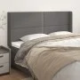Kopfteil mit Ohren aus grauem Kunstleder, 203 x 16 x 118/128 cm von , Kopf- und Fußteile - Ref: Foro24-3119552, Preis: 106,03...