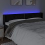 Cabecero con LED de terciopelo negro 163x16x78/88 cm de , Cabeceros y pies de cama - Ref: Foro24-3123152, Precio: 69,51 €, De...