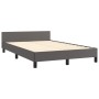 Estructura de cama con cabecero cuero sintético gris 120x200cm de , Camas y somieres - Ref: Foro24-3125504, Precio: 191,92 €,...