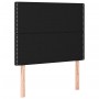 Cama box spring con colchón tela negro 80x200 cm de , Camas y somieres - Ref: Foro24-3137031, Precio: 306,71 €, Descuento: %