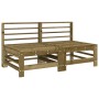 Juego de muebles de jardín 7 pzas madera de pino impregnada de , Conjuntos de jardín - Ref: Foro24-3186444, Precio: 403,63 €,...