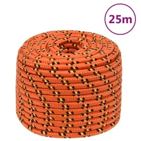 Cuerda de barco polipropileno naranja 12 mm 25 m de , Sogas y cuerdas metálicas - Ref: Foro24-152670, Precio: 19,35 €, Descue...