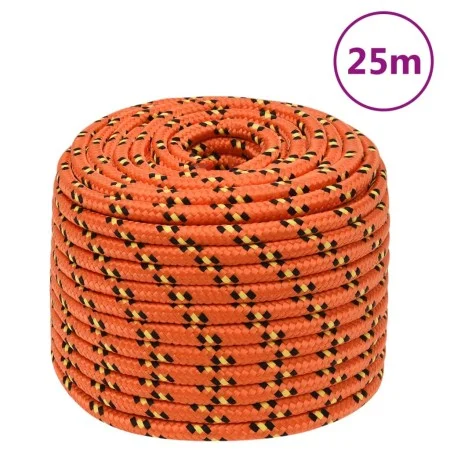 Orangefarbenes Polypropylen-Bootsseil 12 mm 25 m von , Seile und Metallschnüre - Ref: Foro24-152670, Preis: 19,35 €, Rabatt: %