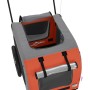 Remolque de bicicleta mascotas hierro tela Oxford naranja gris de , Cochecitos para mascotas - Ref: Foro24-93858, Precio: 132...