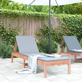 Tumbona de madera maciza douglas 199,5x60x74 cm de , Tumbonas - Ref: Foro24-825075, Precio: 105,90 €, Descuento: %